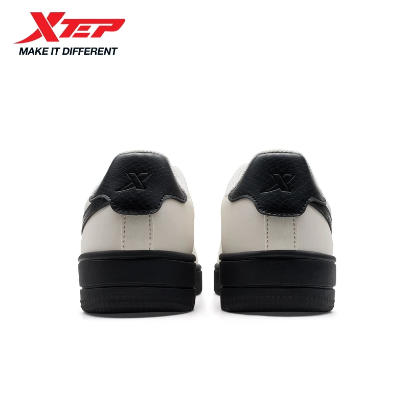 XTEP Men's Fashionable Casual Shoes, Daily Commuting Thick Soled Sports Shoes Comfortable  Board Shoes 874219319851