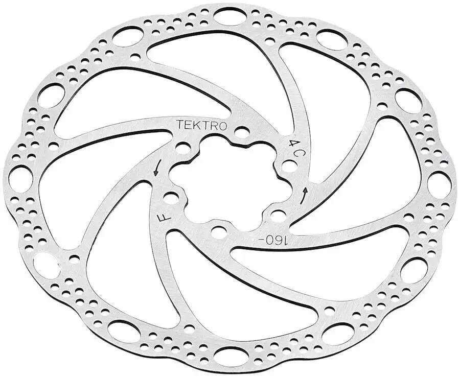 Tektro TR160-22 Bike Disc Rotor 160mm 6-Bolts MTB High Heat Dispersion