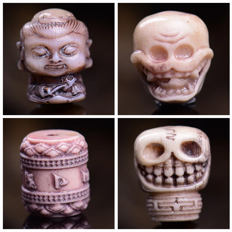Reflux Bone Semi-Finished Integrated Three-Way Buddha Bead Bracelet Accessories