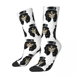 Retro Slash Guns N Roses Basketball Socks Polyester Middle Tube Socks for Unisex Sweat Absorbing