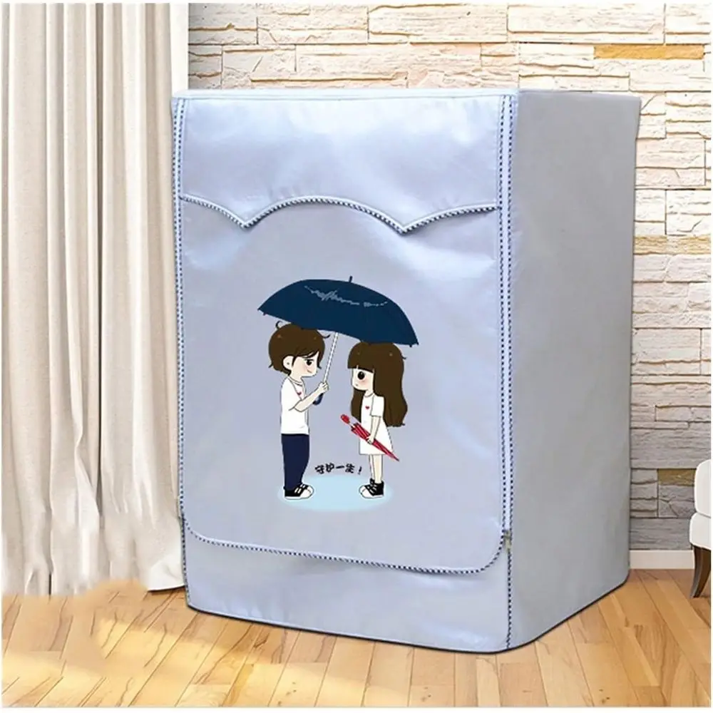 

Чехол для стиральной машины Чехол для стиральной/сушильной машины - Водонепроницаемый чехол для стиральной машины Барабанный солнцезащитный крем Домашний пылезащитный чехол Чехол для сушильной машины (цвет: AA