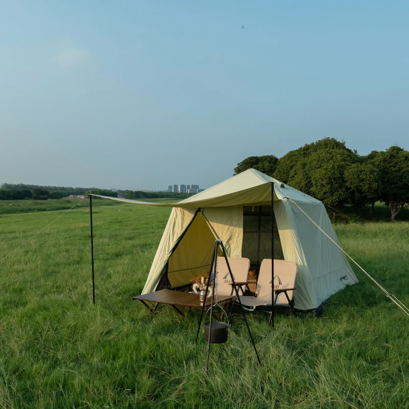 

Large Luxury Star Dream Waterproof Oxford Inflatable Outdoor Camping Air Tent On Sale For Families
