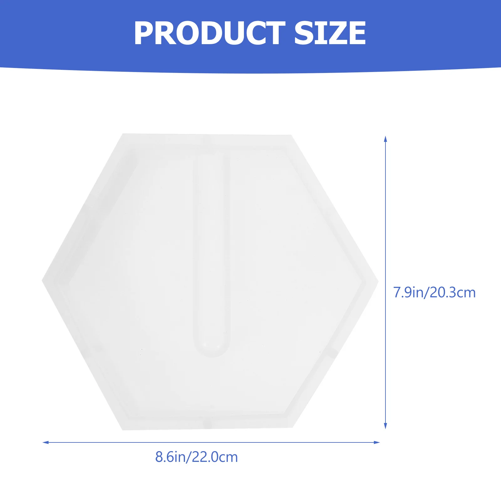 

TEHAUX Hexagon Vase Mold Plant Pot Modern Flower Container Hydroponic Set 7 Moulds