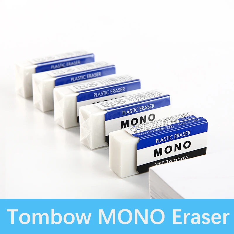 tombow mono eraser branco limpa remove marcas sem papel prejudicial pe01a pe 03a 01