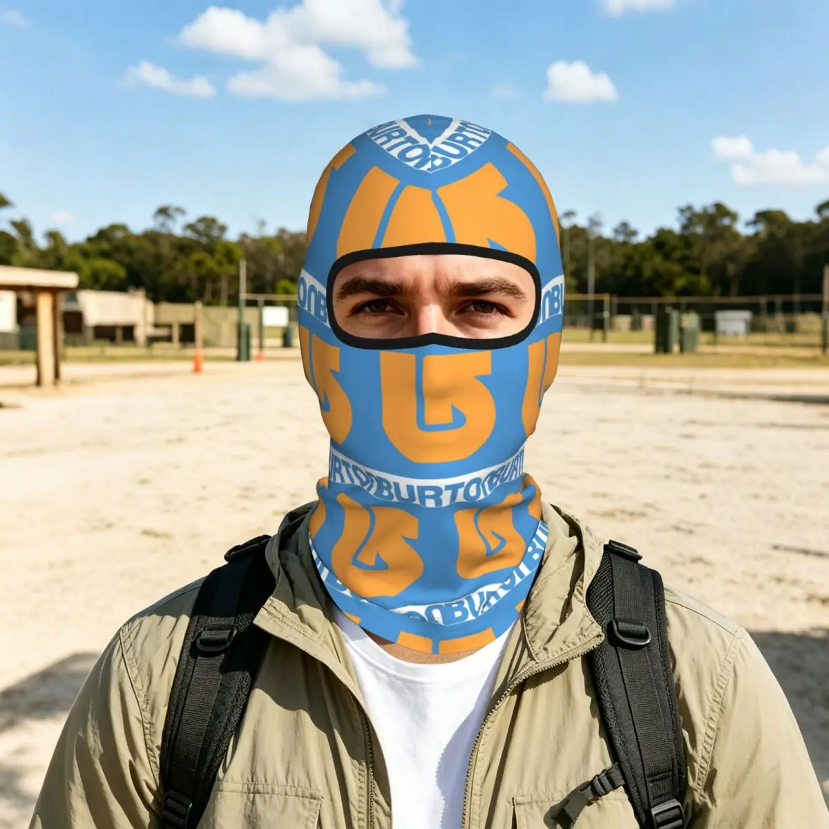 Burton Snowboard Sportive Breathable Thin Balaclava Full Face Mask Sun Protection Neck Gaiter For Motorcycle Fishing Outdoor