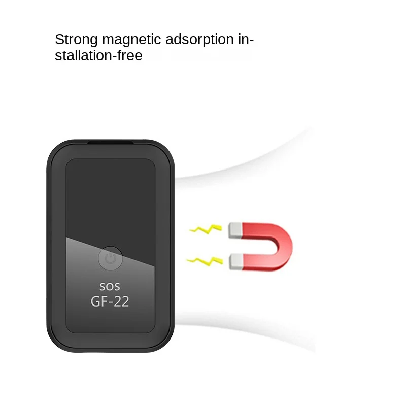 Новый персональный портативный мини-GPS-локатор GF22, автоматический прецизионный локатор против потери сигнализации для мотоцикла и автомобиля