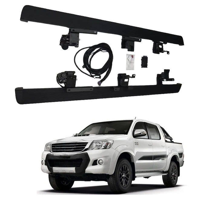 car auto side steps electric running boards 6 brackets for Hilux REVO 2016+