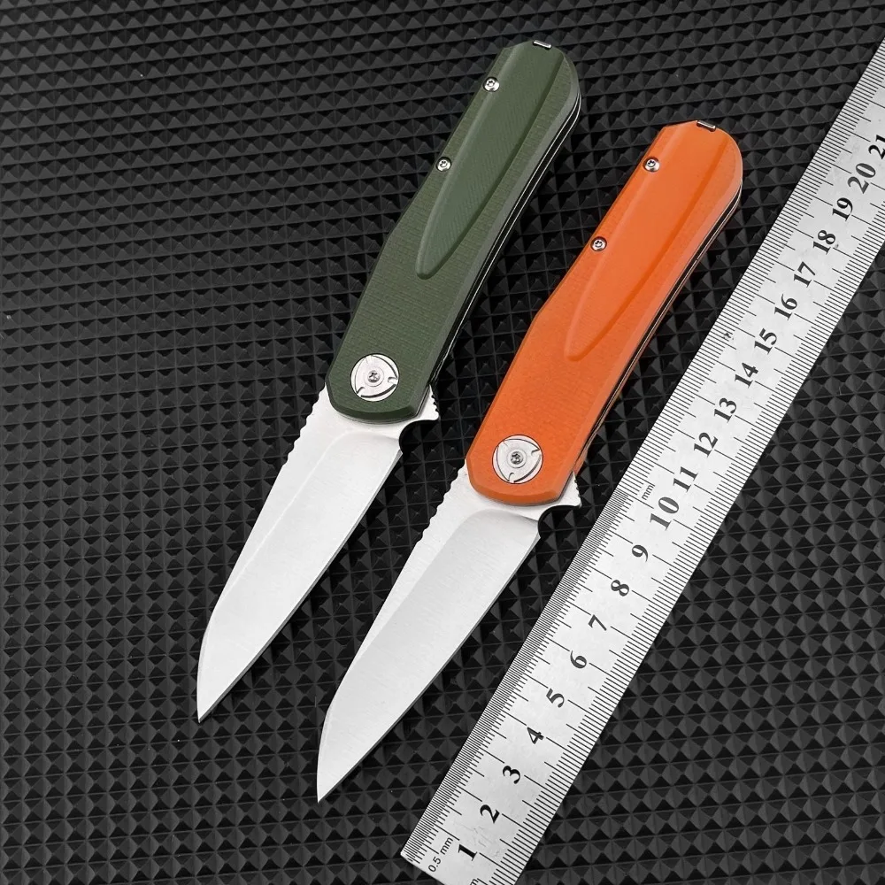 

Новый Стильный Складной Нож для Активного Отдыха, Прочный Портативный Нож для Кемпинга с Лезвием 8Cr13Mov и Рукоятью G10, Инструмент для Выживания и Походов