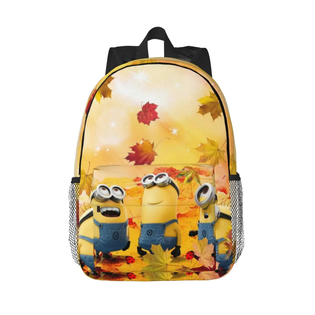 M-Minions Bedrukte Lichtgewicht Casual Schooltas Voor School, Buiten, Winkelen, Kantoor 15Inch