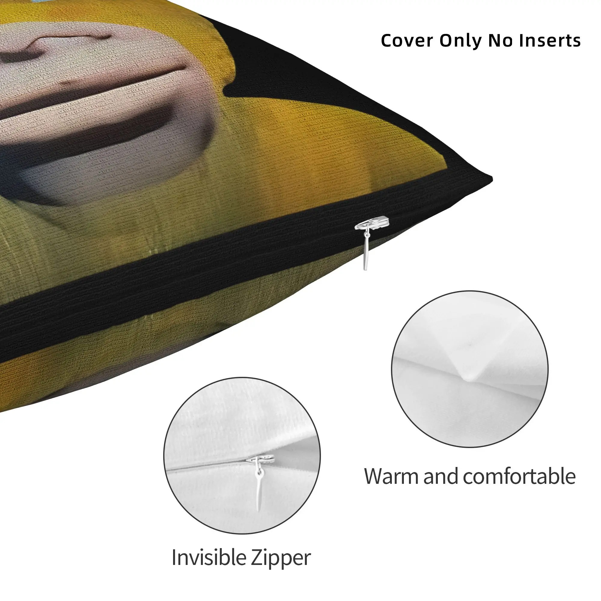 Niu Lai Movie Mother Cow Character  Square Pillowcases Polyester Sofa Cushion Cover Creative Decorative Pillowcase 45*45