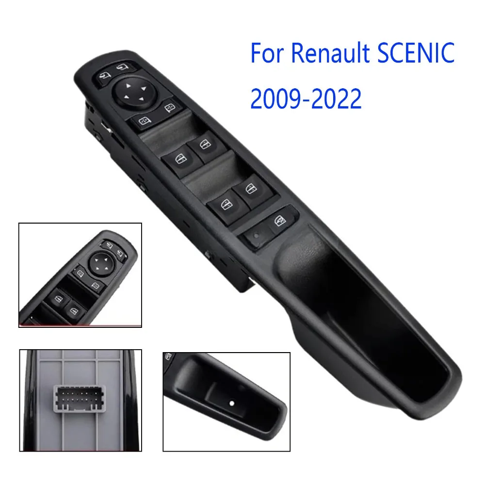 

Car Accessories for Renault SCENIC 2009-2022 Front Left Electric Power Window Control Switch Glass Lifter Regulator Button Parts
