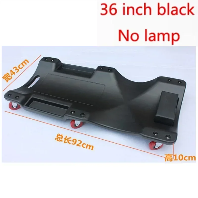 1Pc 36 inch Car Repair Lying Board With LED Light Skateboard Spare Parts Repair Board Car Vehicle Service Maintenance Tool