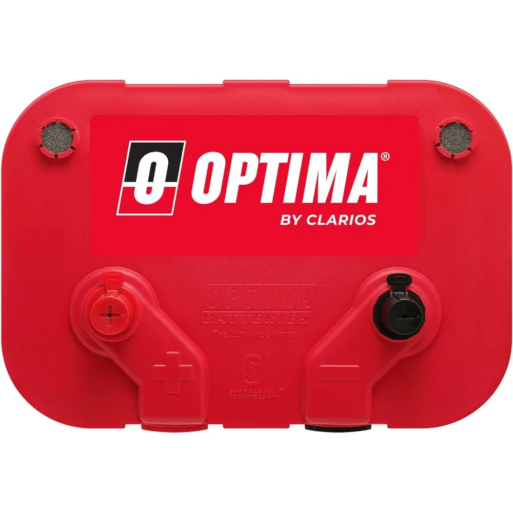 بطاريات عالية الأداء 34/78 RedTop مختومة AGM للسيارة والشاحنات وسيارات الدفع الرباعي، 800 CCA، Dual SAE و - HOME