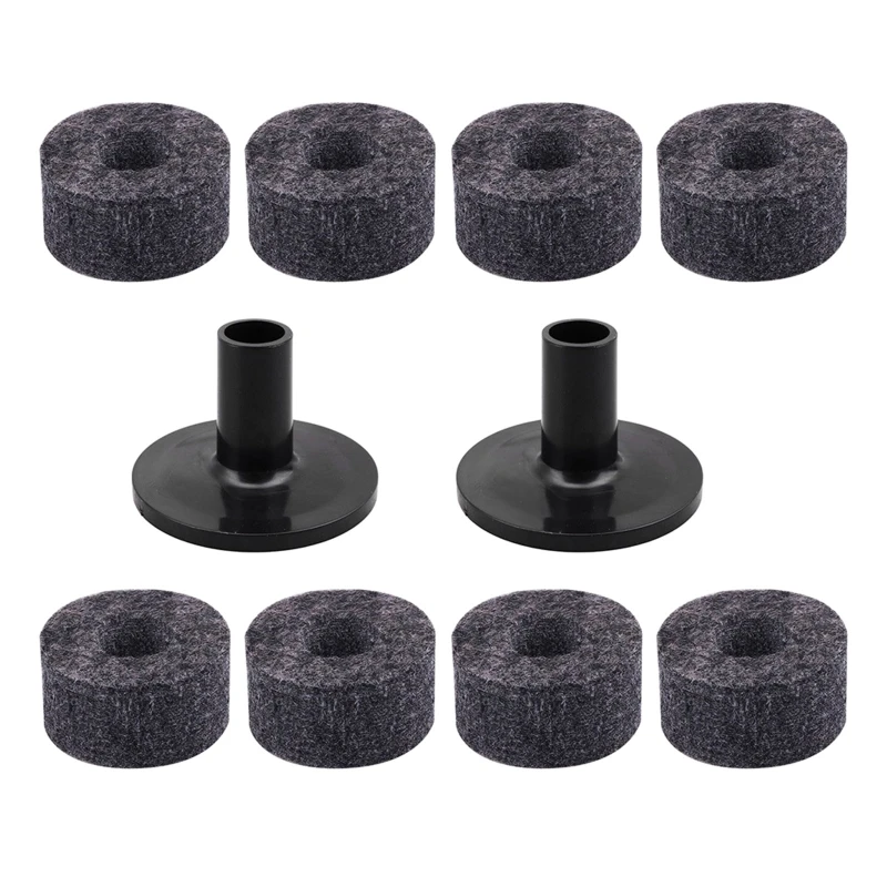 8 Pcs Cymbal Stand Felt Washer Plastic Drum Long Cymbal Sleeves Drum  Cymbal Support Musical Instruments Accessory