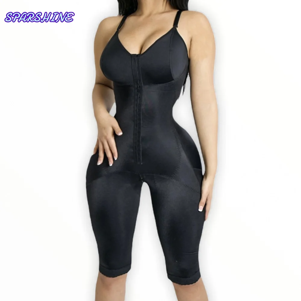 Fajas Colombianas High Compression Full Body Slimming Abdominal Control Shapewear With Bra Butt Lifter Flat Belly Bodysuit