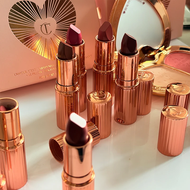 CT Glossy Lipstick Lip Balm Brightening Facial Expanding Color Blush Highlighter Long-lasting Liquid Foundation Liquid Concealer