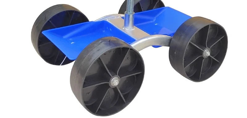 Adjustable 360 Rotating Garden Stool with Kneeling Pad and Wheels