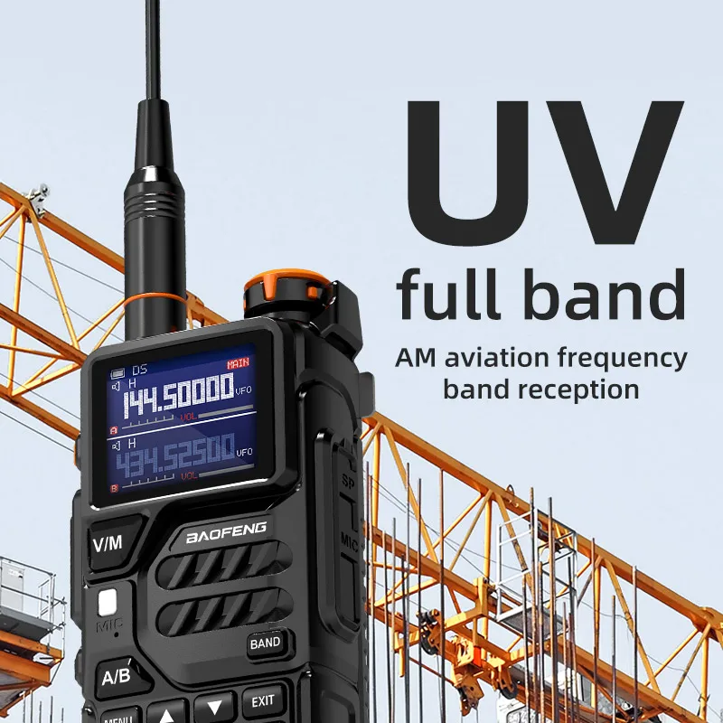 Baofeng UV K5 Plus 10W Walkie Talkie Air Band Long Range Wireless Copy Frequency Two Way Radio Type-C UV 5R UV K5 Pro UV K5 PLUS