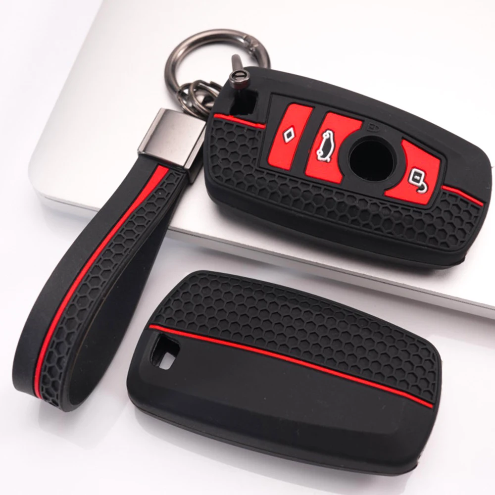 Key Fob Case With Wrist Strap For BMW 1 Series 2 Series 3 Series 4 Series 5 Series 6 Series 7 Series X1 X3 X4 X5 X6 Z4 M3 M4 M5