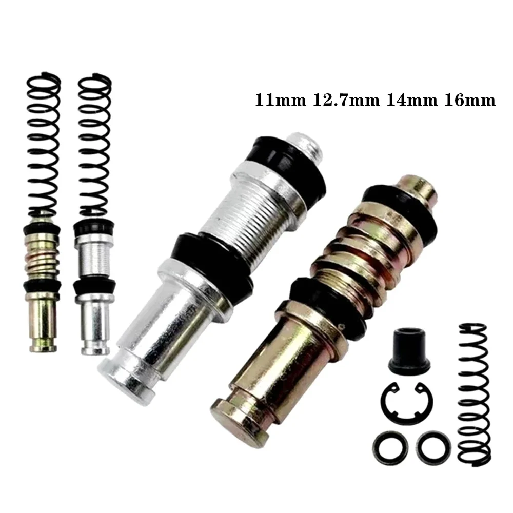 Bomba de freno de embrague para motocicleta, Kit de reparación de émbolo de pistón de 11/12, 7/14/16mm, accesorios de reparación de plataformas de pistón de cilindro maestro