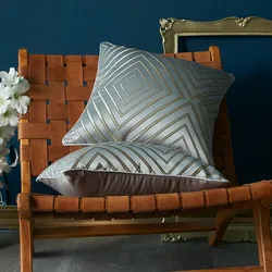 Luxury Jacquard Cushion Cover Fashion Design High Quality Decorative Pillow Cover for Sofa Livingroom Decor Pillowcase Bedroom