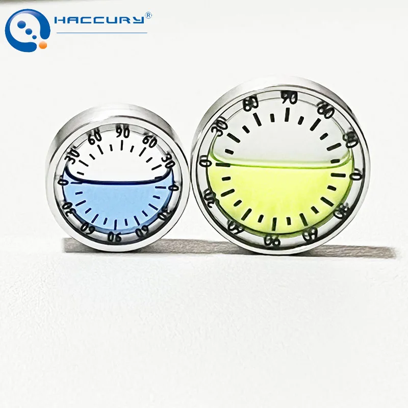 Factory Direct Sale Mini Angle Gauge Meter Ruler Inclinometer Level Rule Diameter 20mm 25mm for Car Toys Model  DIY Etc 1PCS