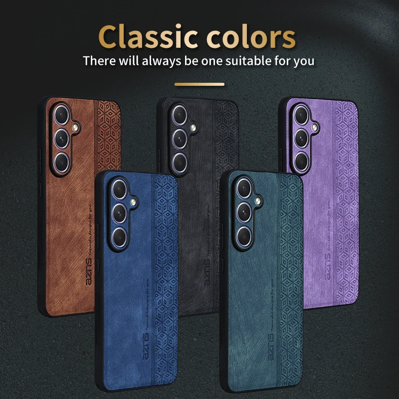 For Samsung Galaxy S25 Чехол для back cover Skin Feel Shockproof Matte Leather Case Soft Funda For Samsung Galaxy S25 PLus Ultra