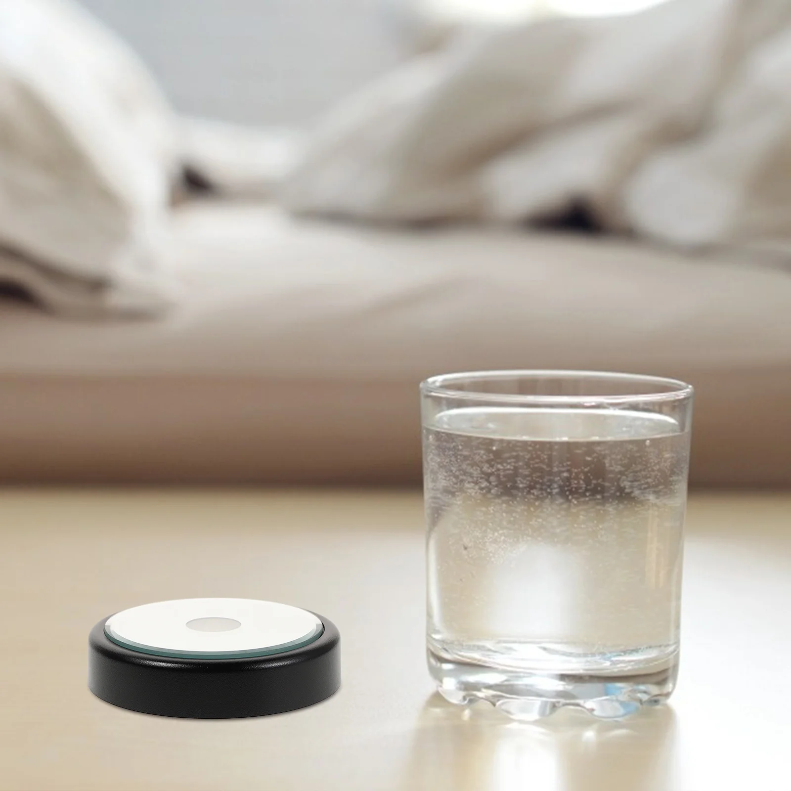 

Multi Color LED Base Stand for Crystal and Glass Displays Elegant Round Lighted Pedestal for 3D Art Decor USB Powered Display