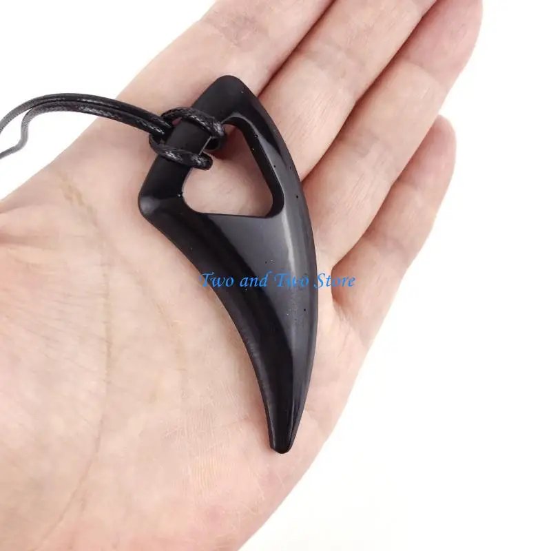 HX6F Wolf Tooth Silicone Resin Mold Necklace Pendant Silicone Mold Crystal Epoxy Mold DIY Jewelry Casting Mould Earring Mold