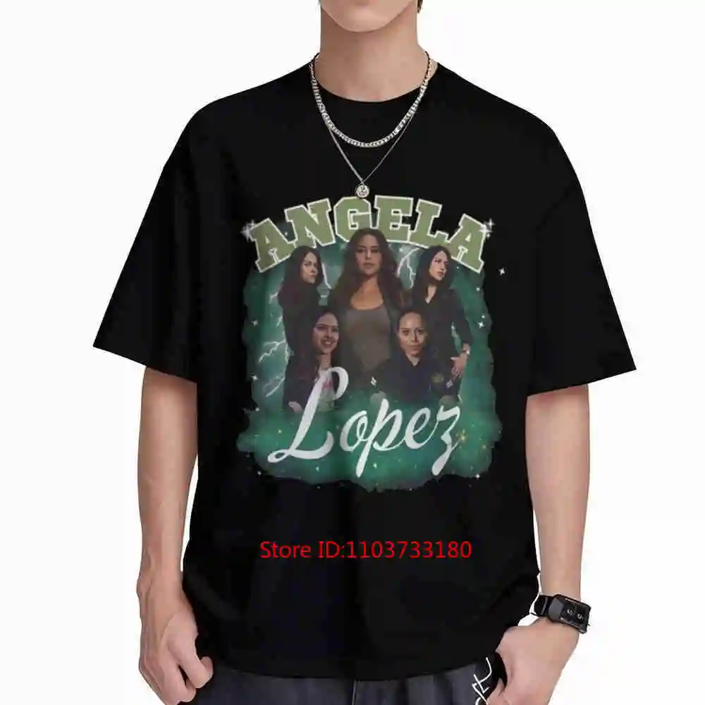 The Rookie Angela Lopez 90s Bootleg TV Show Short Sleeve Tee 100% Cotton T-Shirt