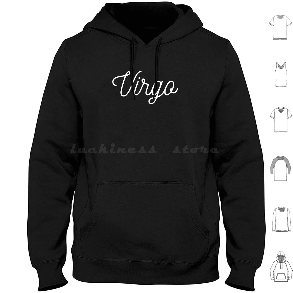 Virgo Zodiac Sign Hoodie cotton Long Sleeve Virgo Zodiac Born In August Birthday Born In September Horoscope Virgo