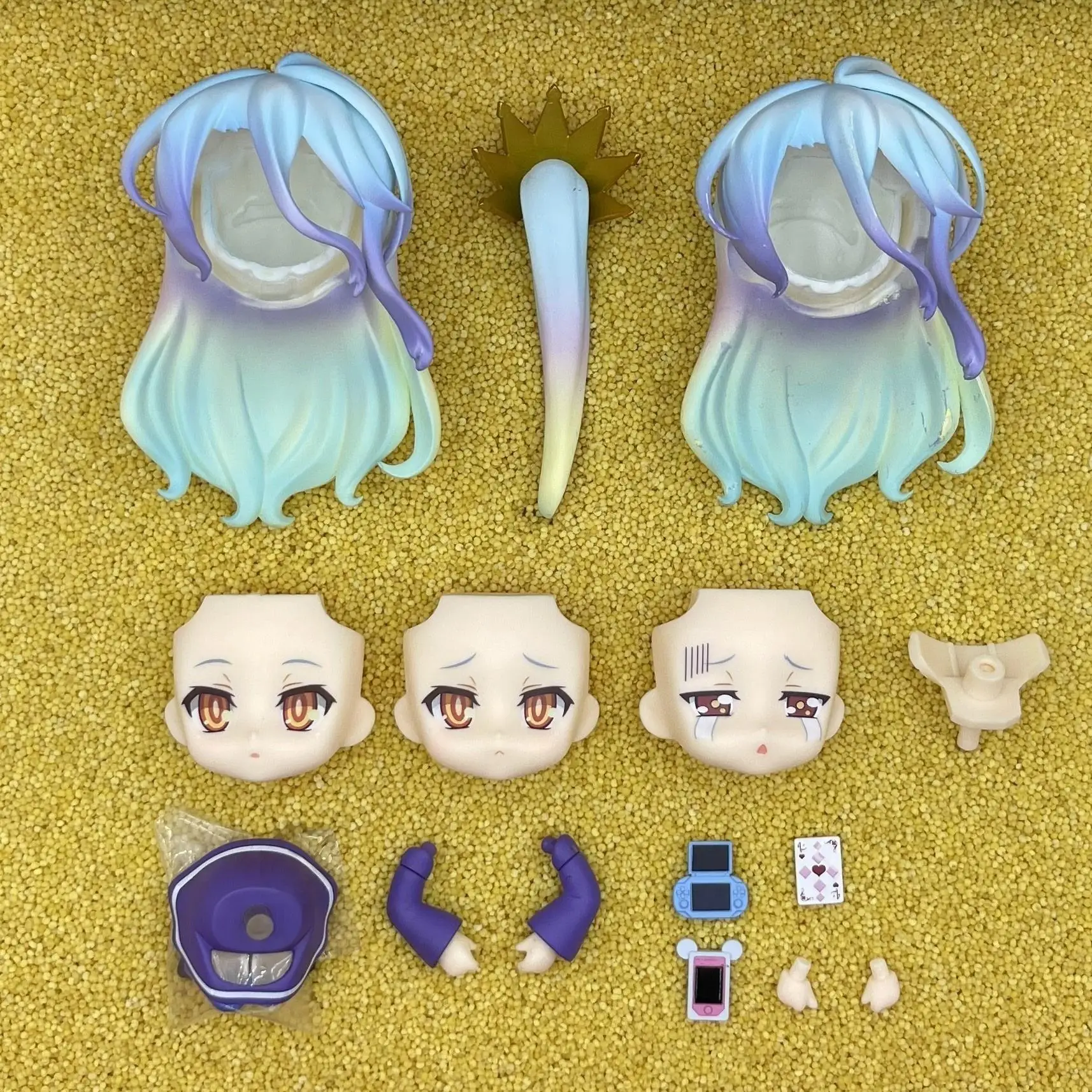 Xingjiehuijie GSC Clay Man Face lalka twarz włosy akcesoria dla lalek