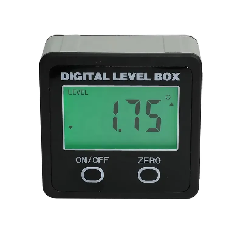 Angle Finder Level Gauge Digital Level Box Protractor Bevel Gage Inclinometer W Backlight Magnetic Base Tilt Direction