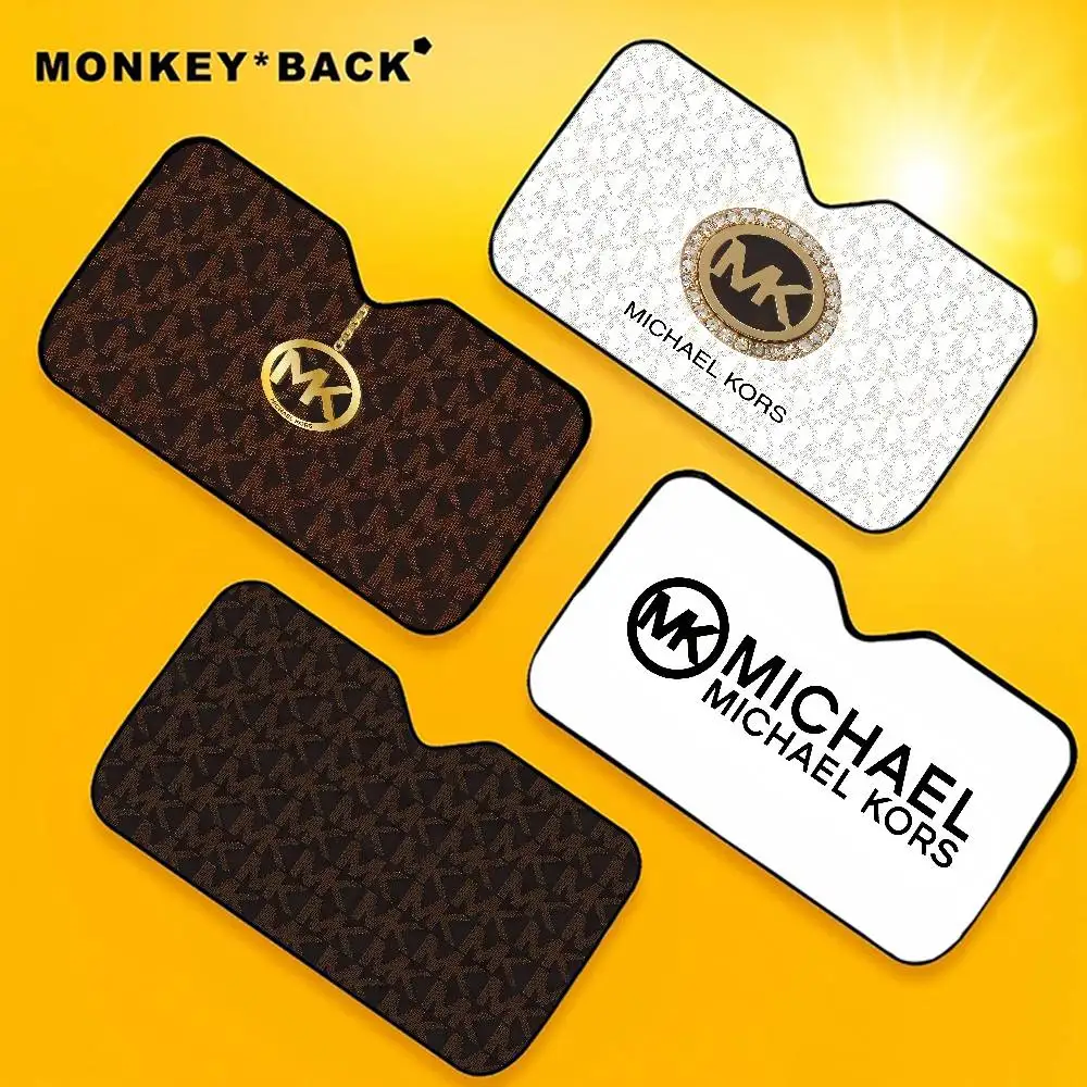 M-مايكل كورس الكرتون نافذة السيارة غطاء الزجاج الأمامي الشمس الظل السيارات الشمس قناع سيارة يغطي سيارة الحماية من الشمس