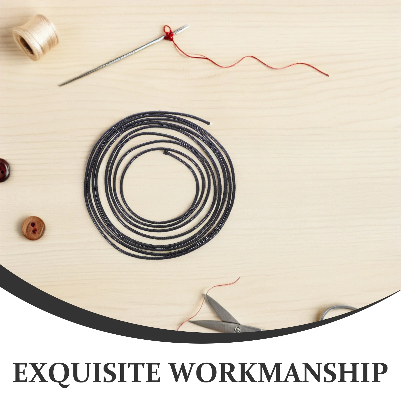 Corde d'artisanat en PU pour bricolage, accessoires d'expression faciale, matériau Durable réutilisable pour l'artisanat et les conceptions créatives