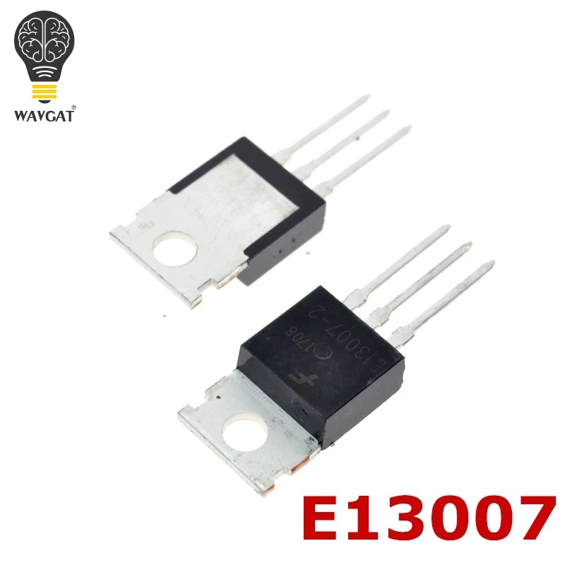 AEAK 10PCS MJE13007 E13007-2 TO-220 computer switching supply POWER TRANSISTOR 8.0 AMPERES 400 VOLTS 80/40 WATTS