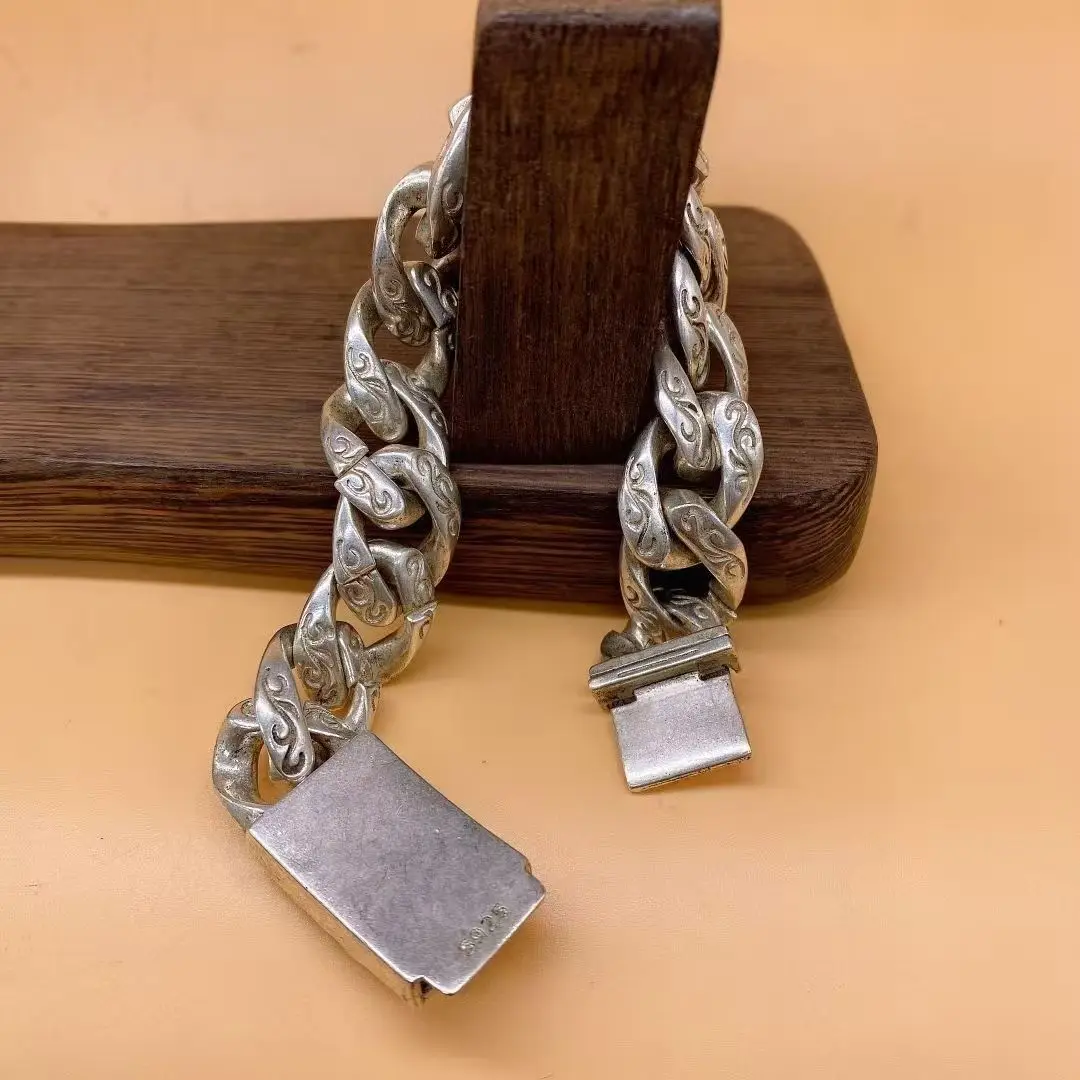 

Изысканный тибетский серебряный браслет в этническом стиле со змеей, персонализированные модные ювелирные изделия, ювелирное изделие, подарок