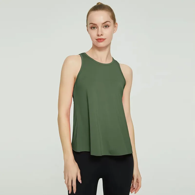 

Yoga Shirt Women Gym Shirt Quick Dry Sports Shirts Back Gym Top Women's Fitness Shirt Sleeveless Sports Top Yoga Vest