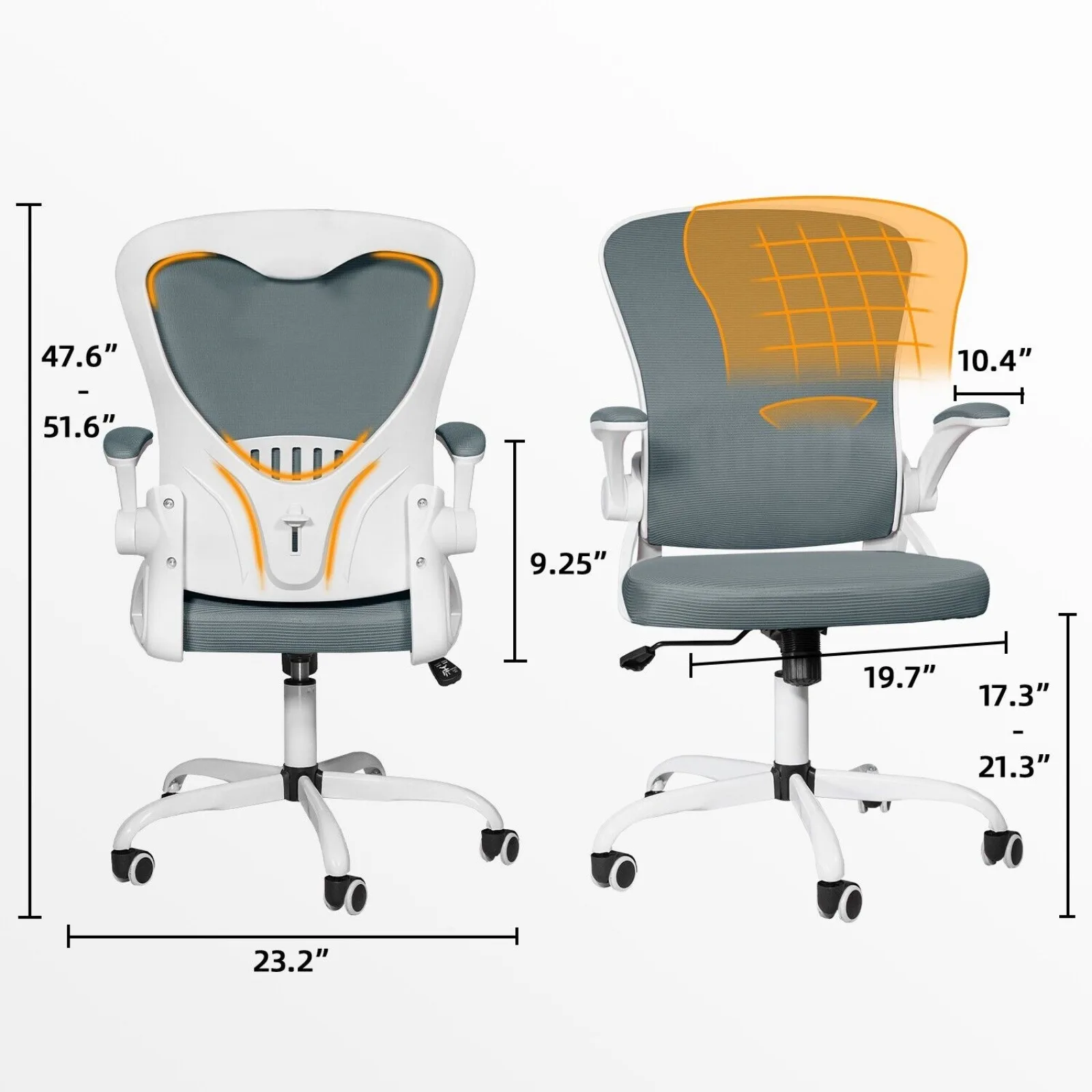 Ergonômico High Back Swivel Office Chair, Task Desk, Gaming Racing Chair, EUA Casa