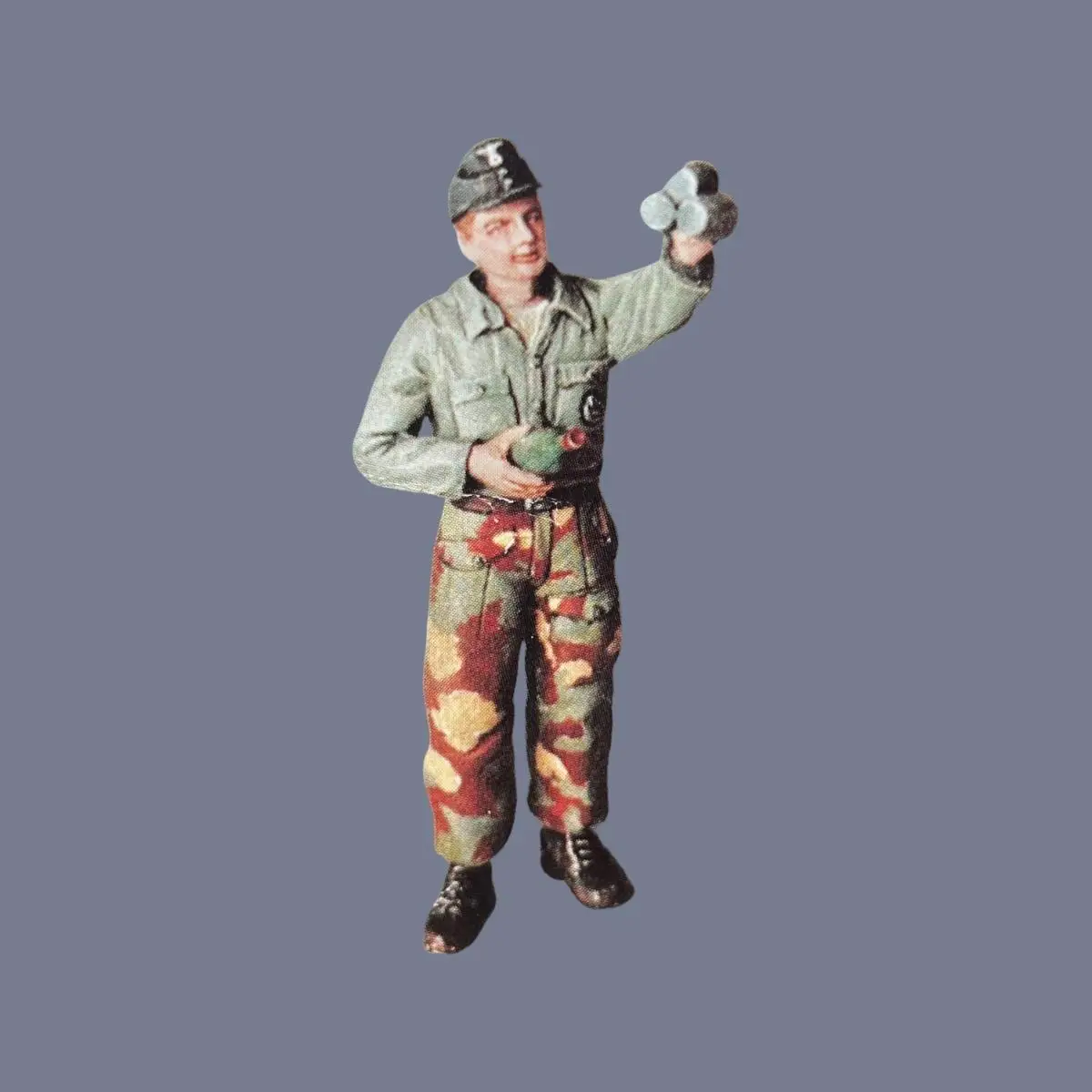 GK1/35 Soldier GK World War II Soldier Resin Model White Mold Toy Figure Handmade Special Offer