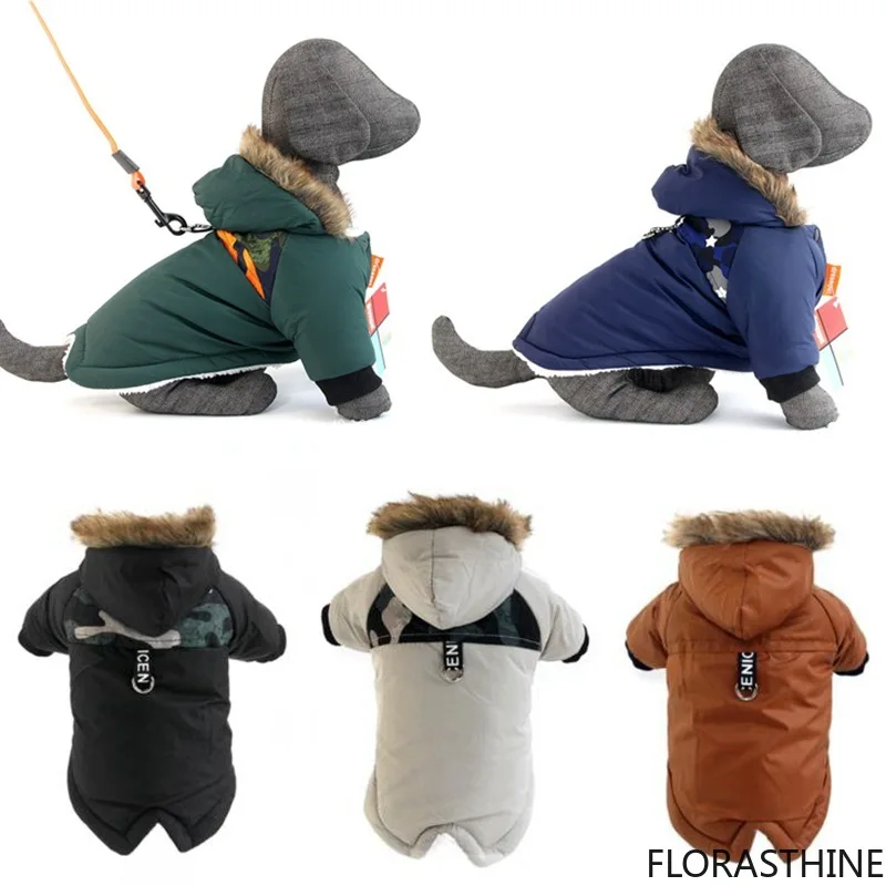Pet Dog Clothes Winter Warm Waterproof Jacket for Small Pets Dogs Puppy Costume French Bulldog Outfit Coat Chihuahua Clothing