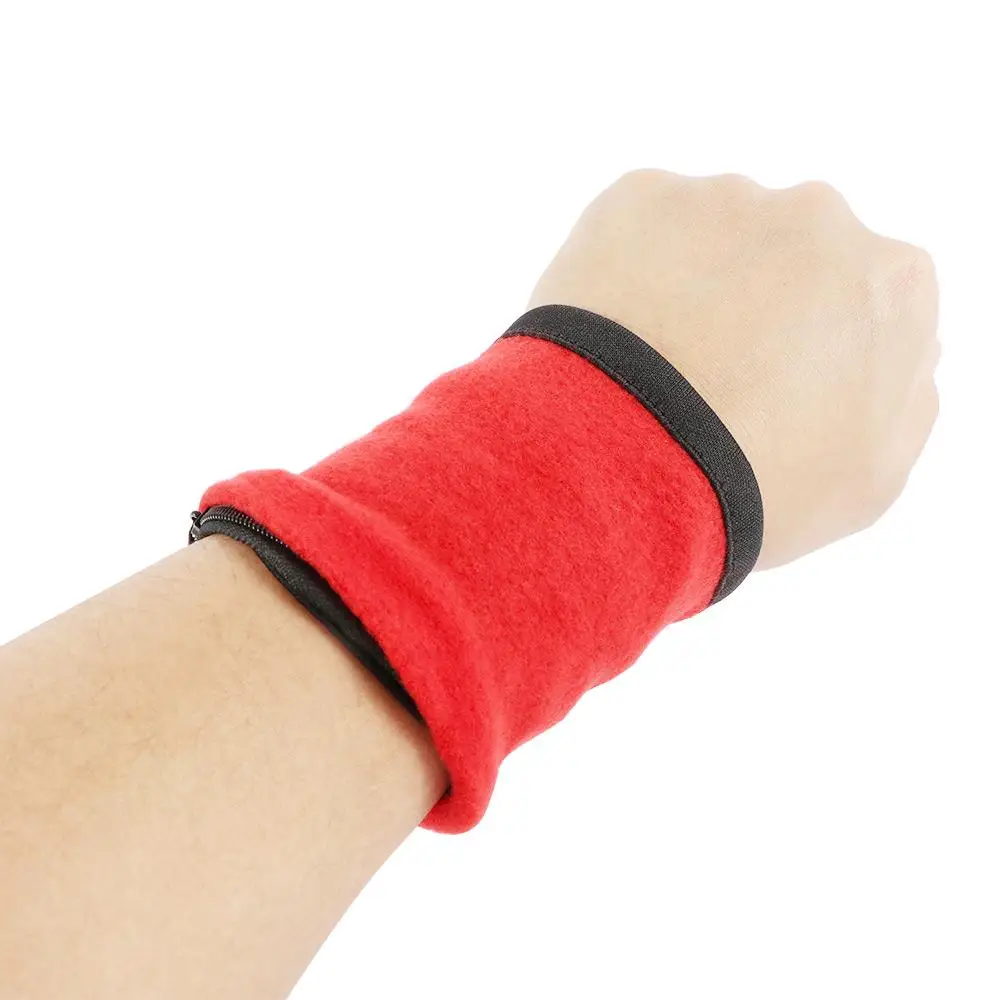 

Unisex Running Zipper Sport Brace Hand Guards Wrist Wallet Wrist Protector Wristband Sweatband