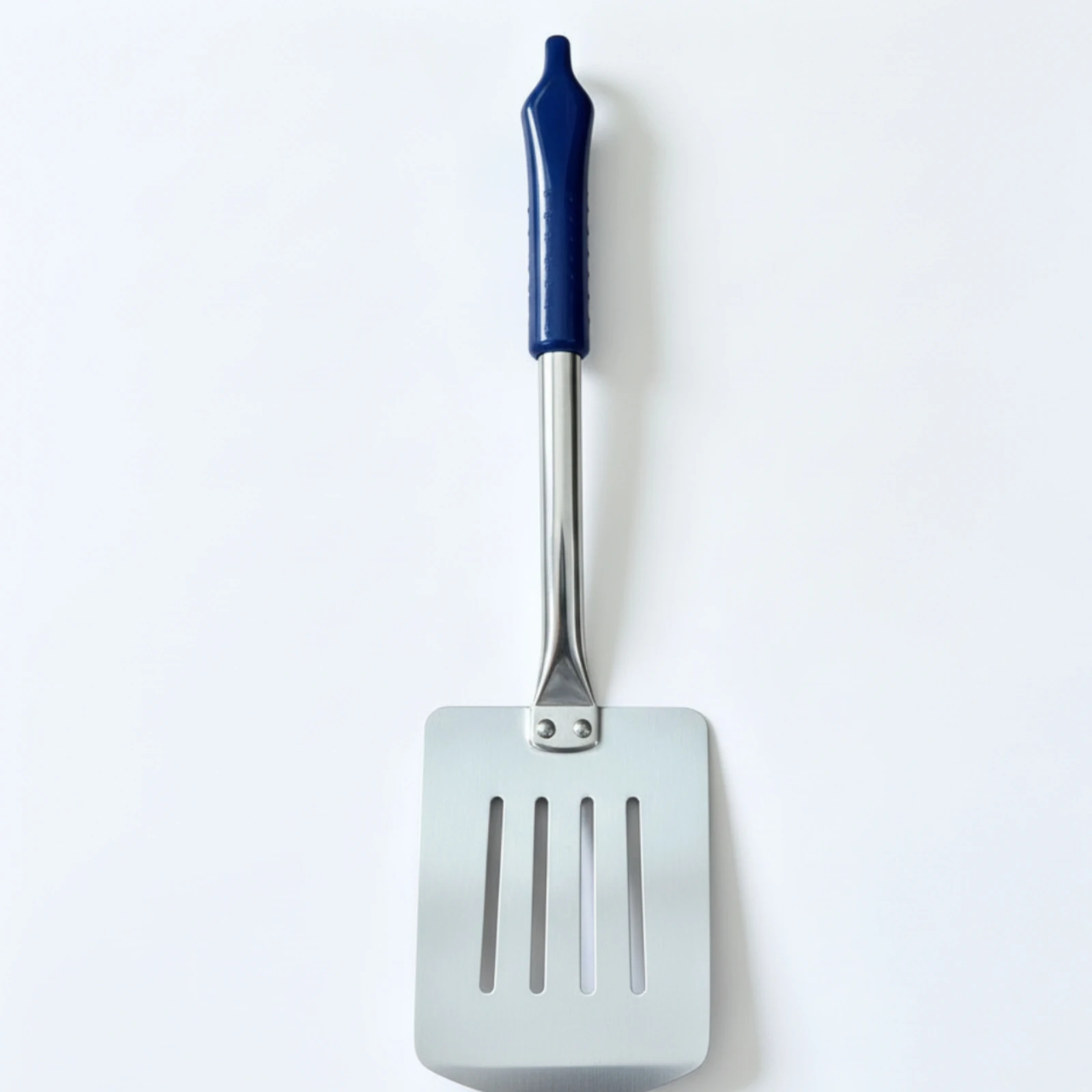 Slotted Kitchen Spatula Non-Slip Grip Stainless Steel Slotted Turner Spatula with Hanging Hole Multi-Purpose Cooking Tool Sturdy