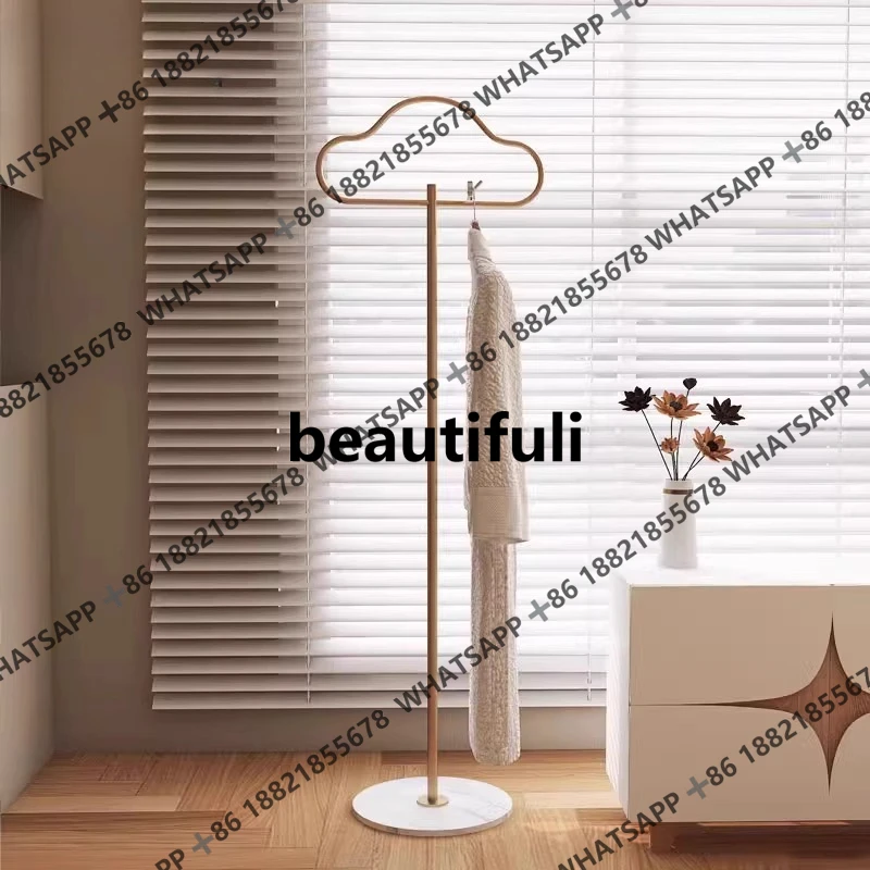 Light luxury coat rack, entrance, bedroom, bedside hanger, floor-to-ceiling mobile, easy to hang clothes