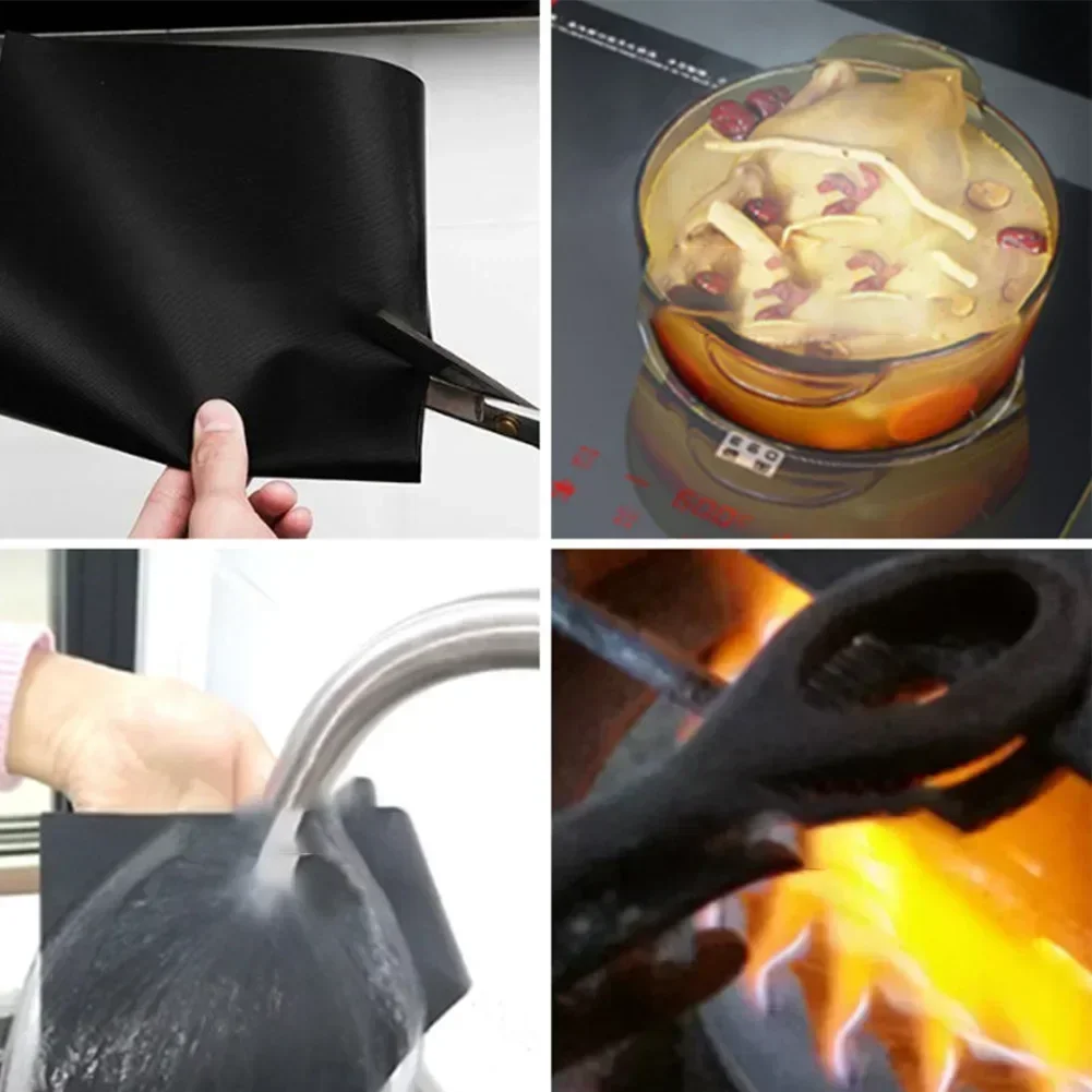 Stove Top Cover Induction Stove Top Mat Induction Cooker Protection Pad Non-Slip Stove Covers For Electric Stove Top Non-Slip