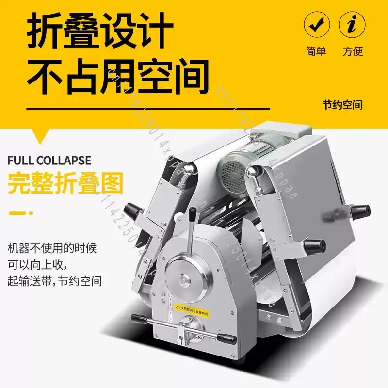 Small Electric Pastry Pizza Table Top Croissant Machine Dough Sheeter