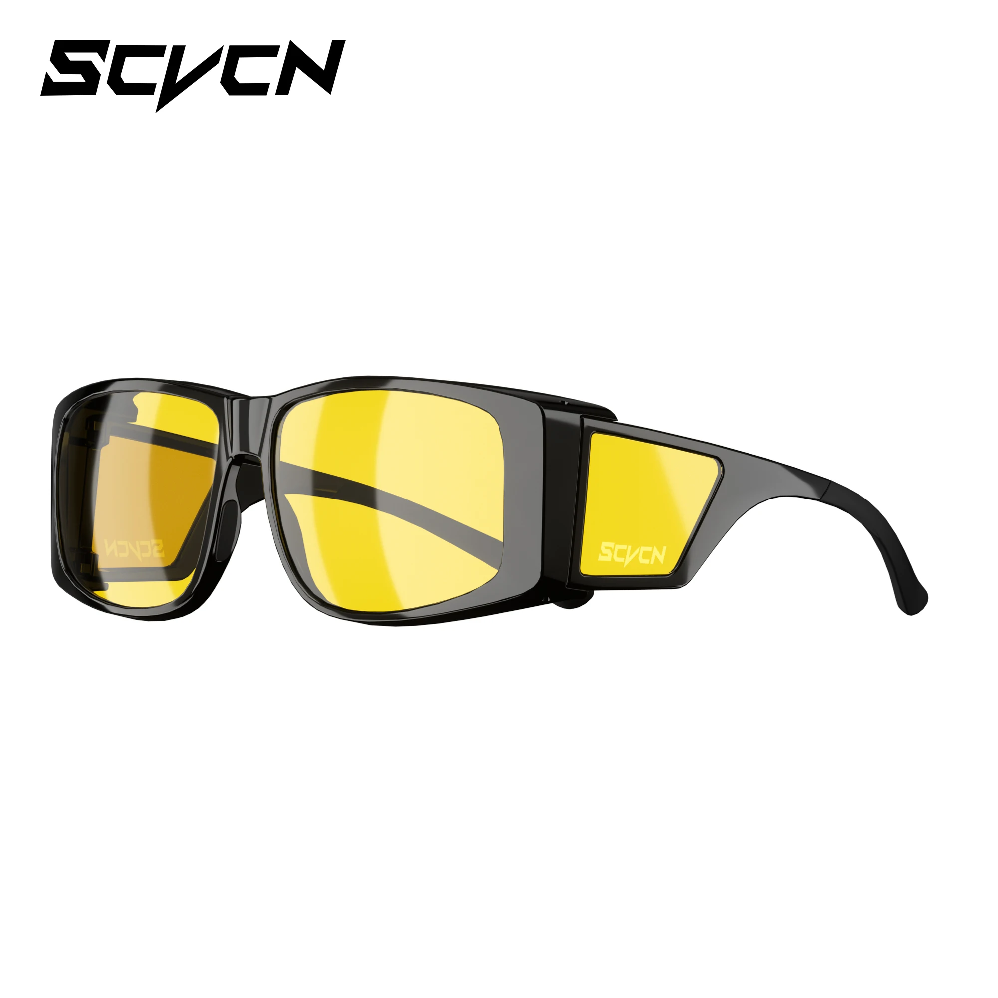 Scvcn New Fit Over Night Vision Glasses Polarized Sunglasses Anti Glare Car Driving Glasses Men Women Protection Driving Glasses