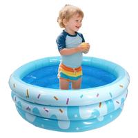 120cm Children Inflatable Swimming Pool Summer Kids Water Bath Tub PVC Round Paddling Pool Toddler Outdoor Water Game Supplies