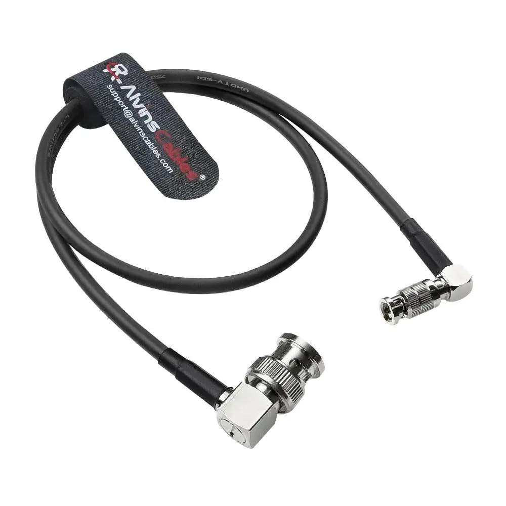 Micro BNC to BNC Cable 12G-SDI High Speed 4K UHD Video Coaxial Cable 75 Ohm Ultra-Slim for Blackmagic Video Assist 5