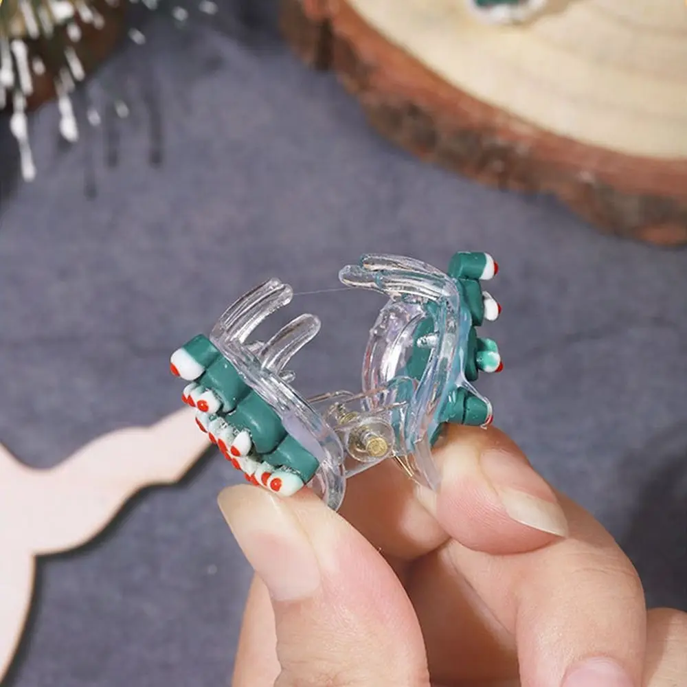 Horquillas con Clip, accesorios para el cabello, joyería de regalo, pasador de estilo coreano, pinza para el pelo de Navidad, Mini garra para el pelo de cangrejo